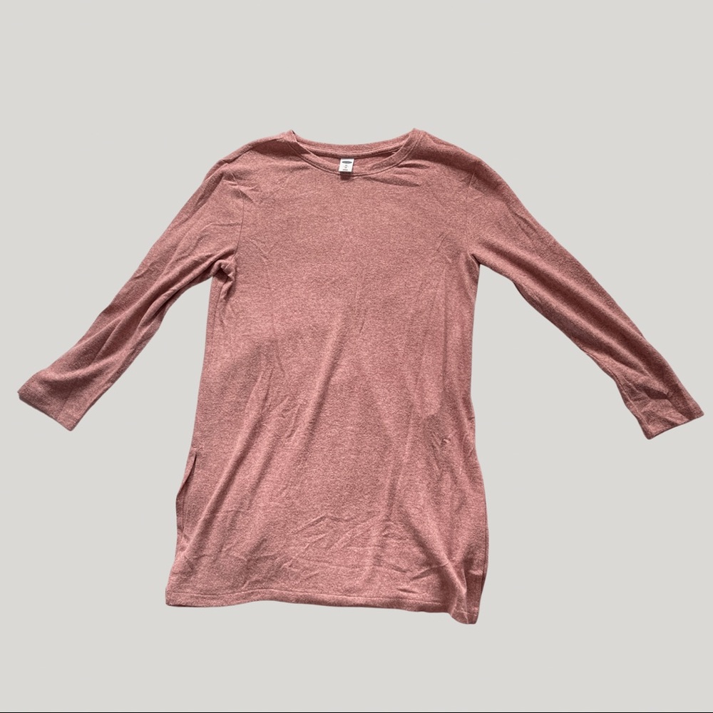 Old Navy Round Neck Split Side Tee